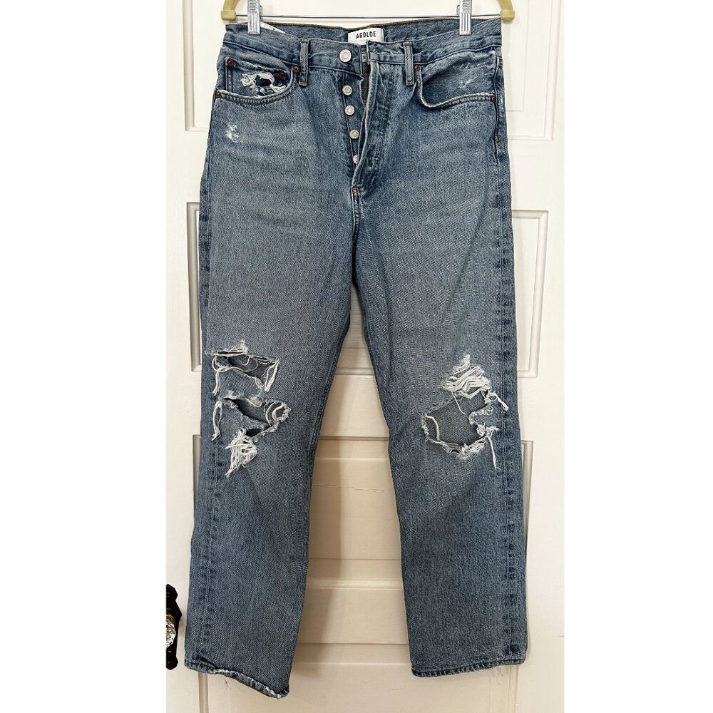 Agolde 90s Mid Rise Loose Fit in Wander Size 26 - Picture 3 of 7